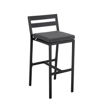 Chelsea Collection Modern Aluminum Outdoor Bar Chair