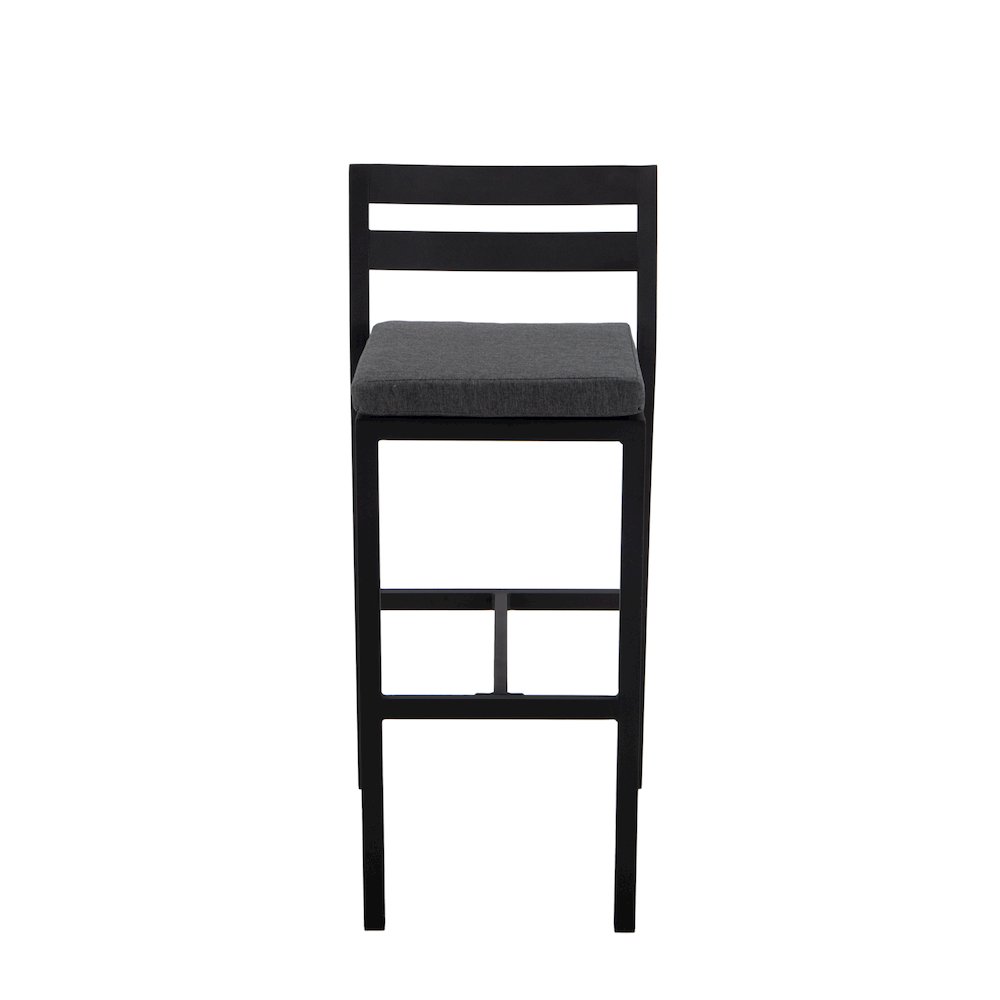 Chelsea Collection Modern Aluminum Outdoor Bar Chair