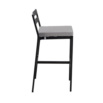 Chelsea Collection Modern Aluminum Outdoor Bar Chair