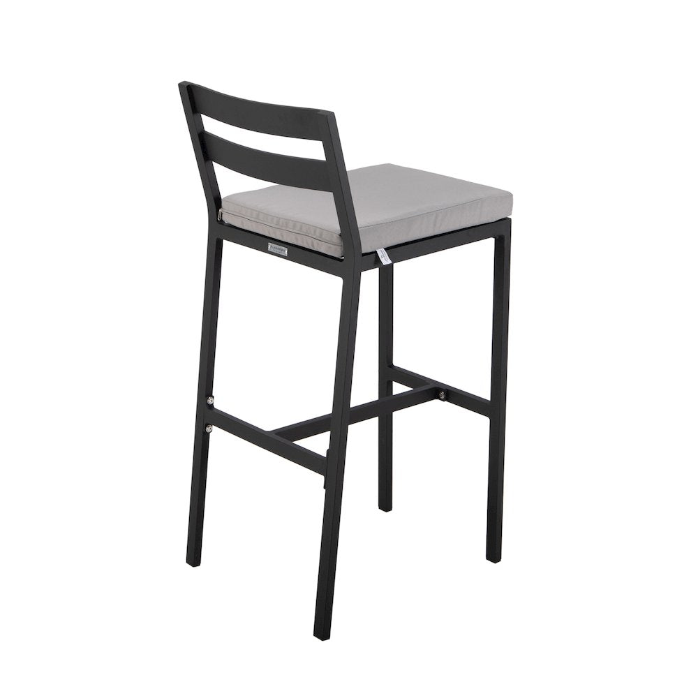 Chelsea Collection Modern Aluminum Outdoor Bar Chair