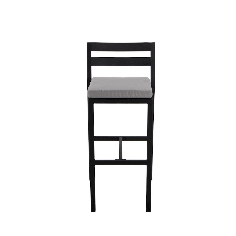 Chelsea Collection Modern Aluminum Outdoor Bar Chair