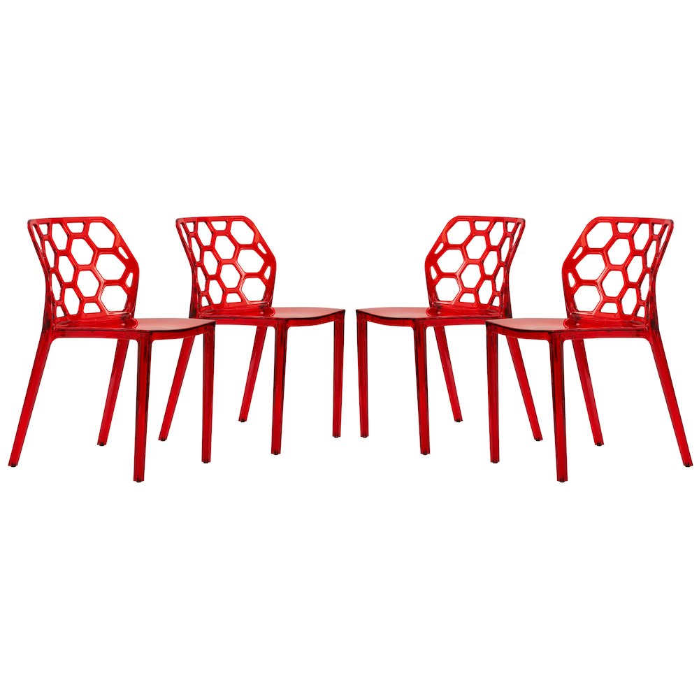 Modern Dynamic Dining Chair, Set of 4