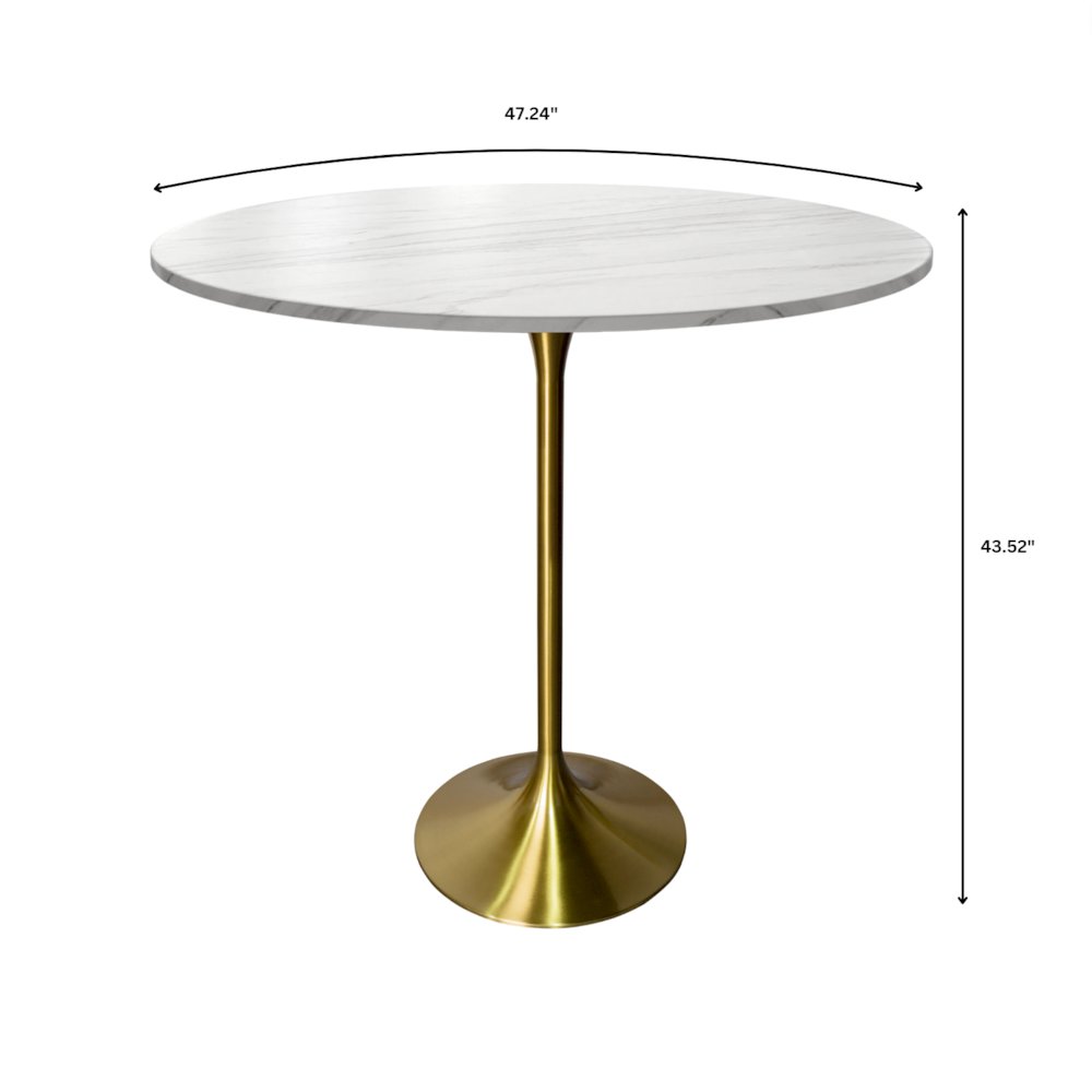 Verve Collection Modern Bar Height Table