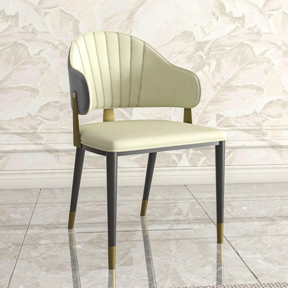Aria Series Modern Dining Chair in Grey Set of 2