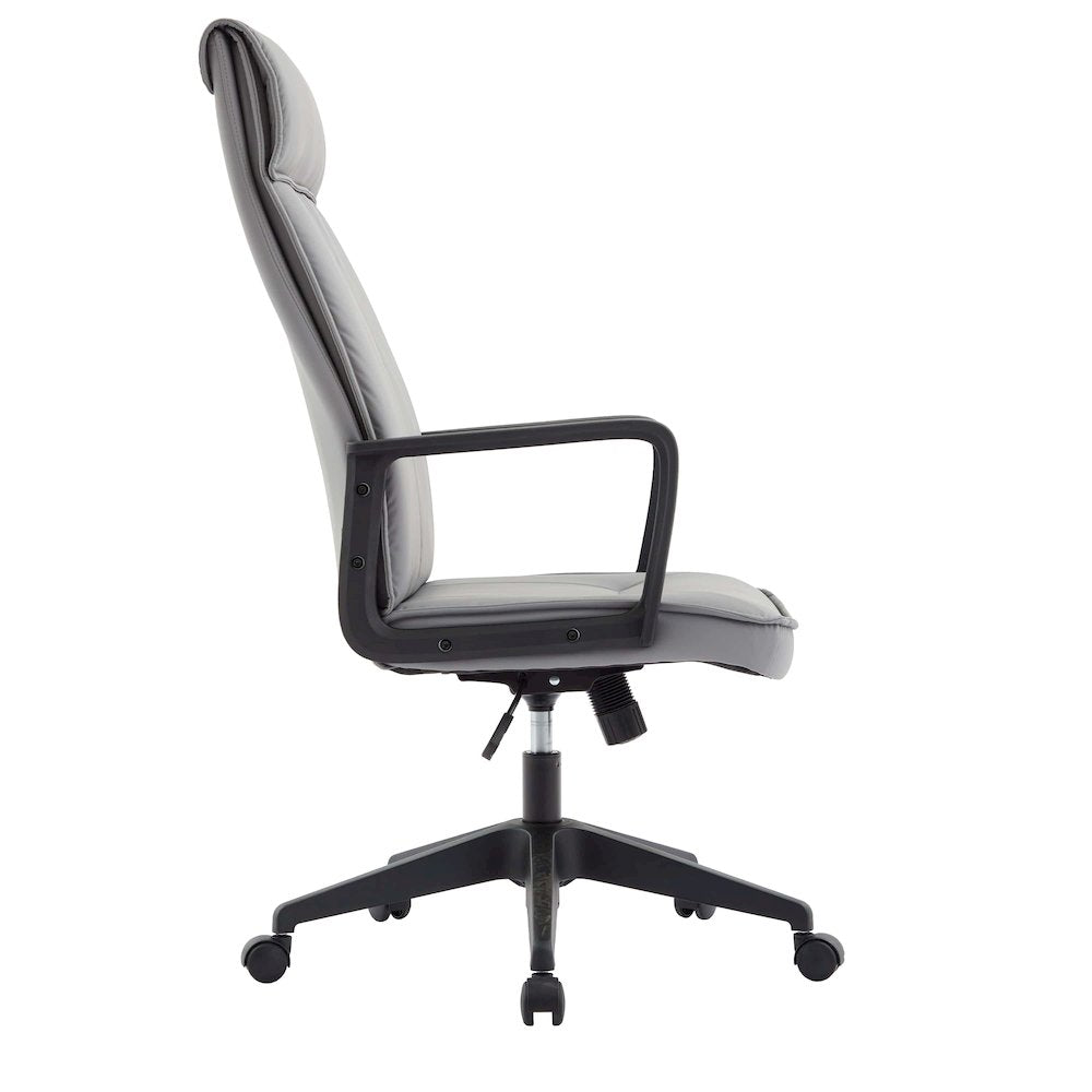 Aiaria Collection Modern Office Chair In Grey