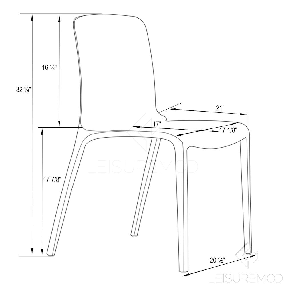 Murray Modern Dining Chair, Set of 4