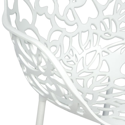 Modern Devon Aluminum Armchair, Set of 2
