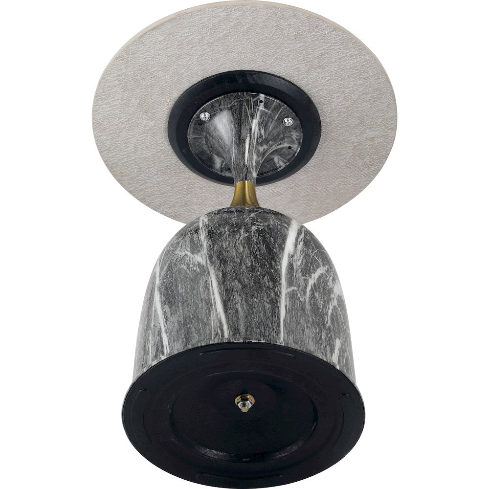 Oslo Collection Modern End Table In Grey