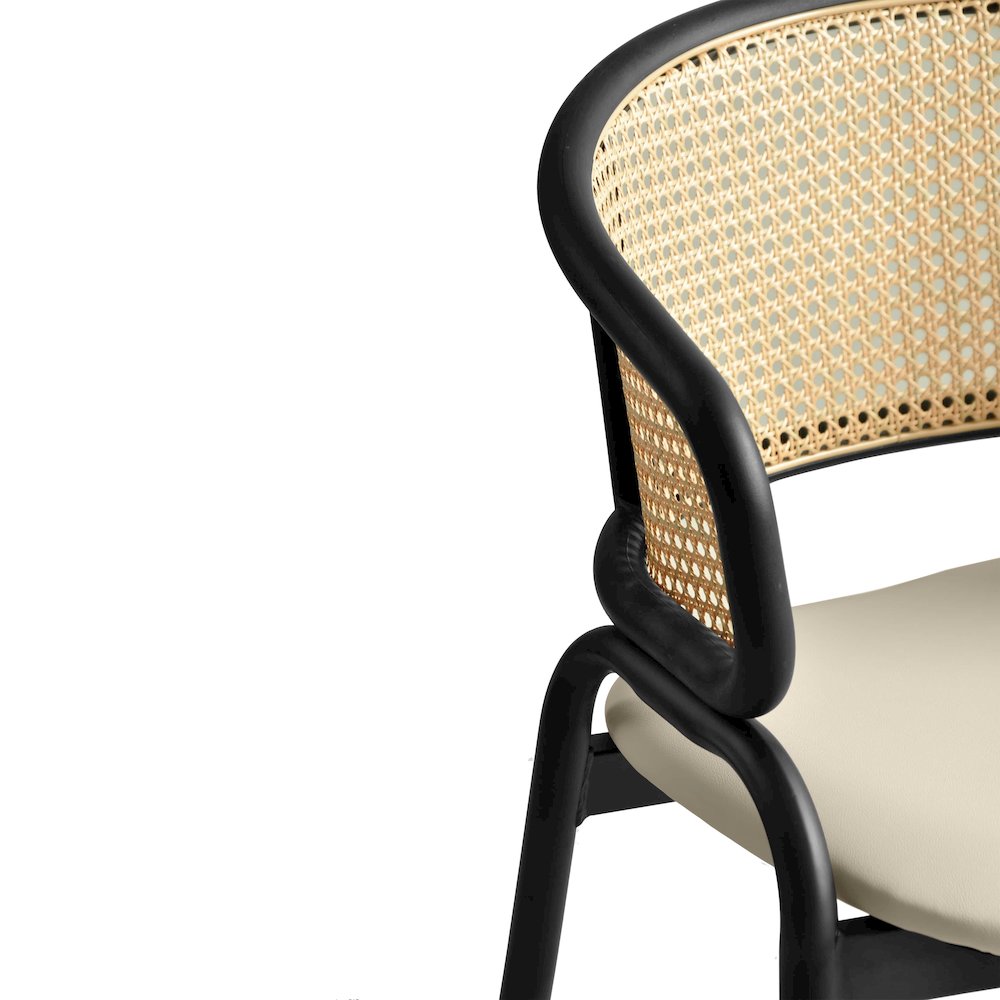Ervilla - Dining Chair - Beige Leather