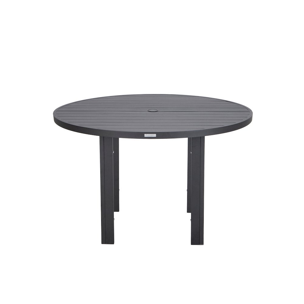 Chelsea 48″ Round Outdoor Aluminum Dining Table for Patio