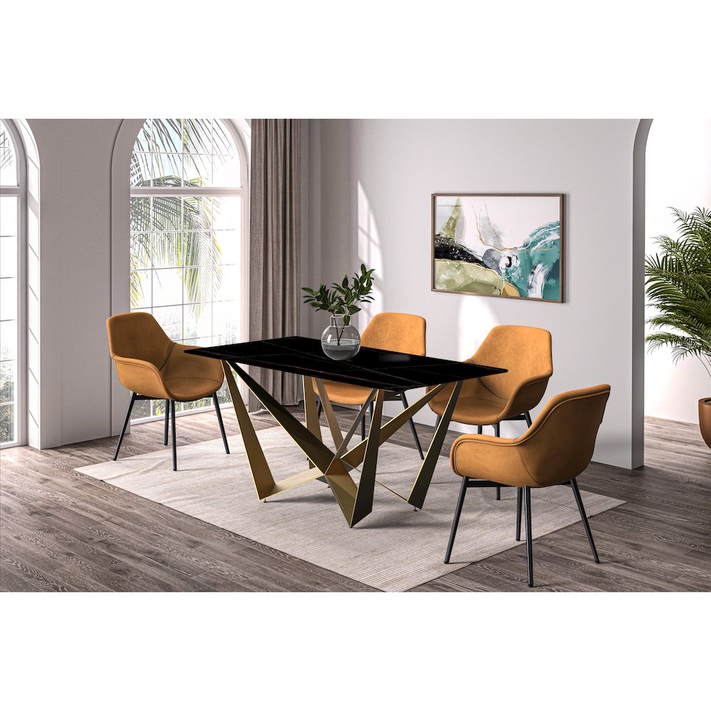 Nuvor Mid-Century Modern Dining Table