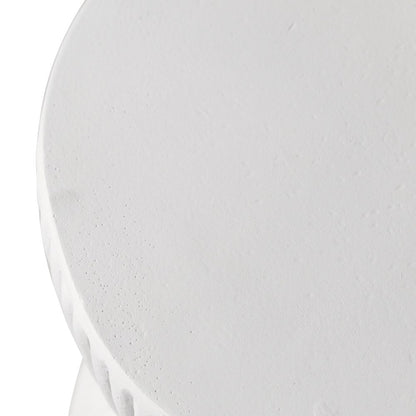 Modern Side End Table Spire Series In White