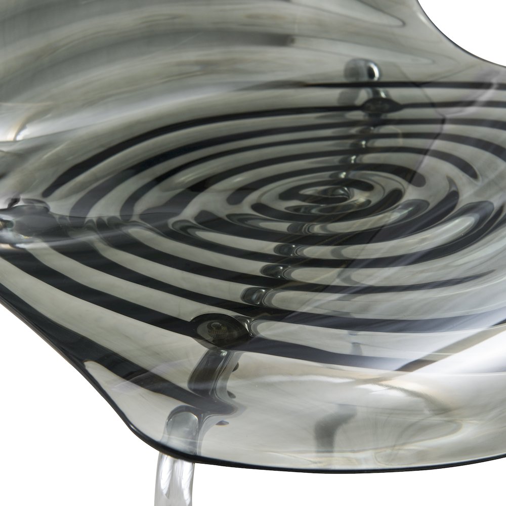 Astor Water Ripple Design Dining Chair Set of 4