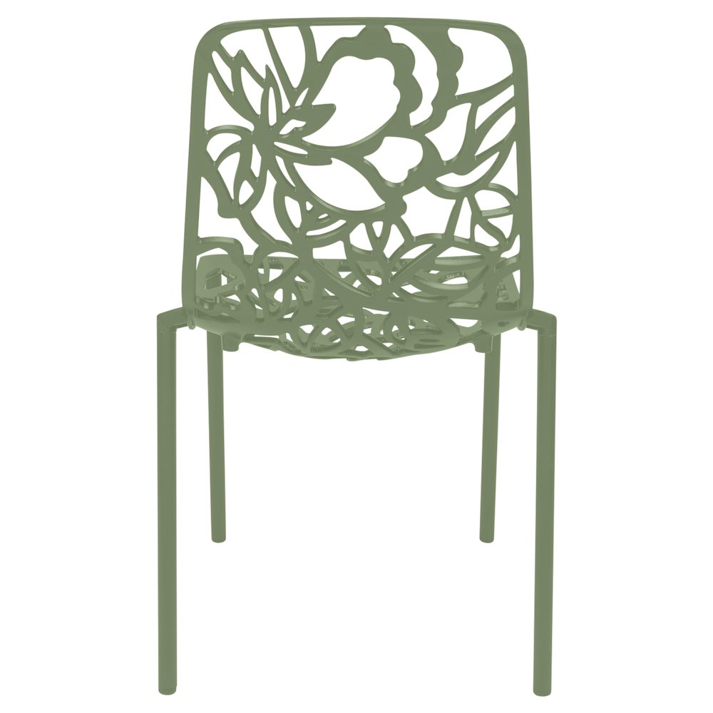 Modern Devon Aluminum Chair, Set of 2