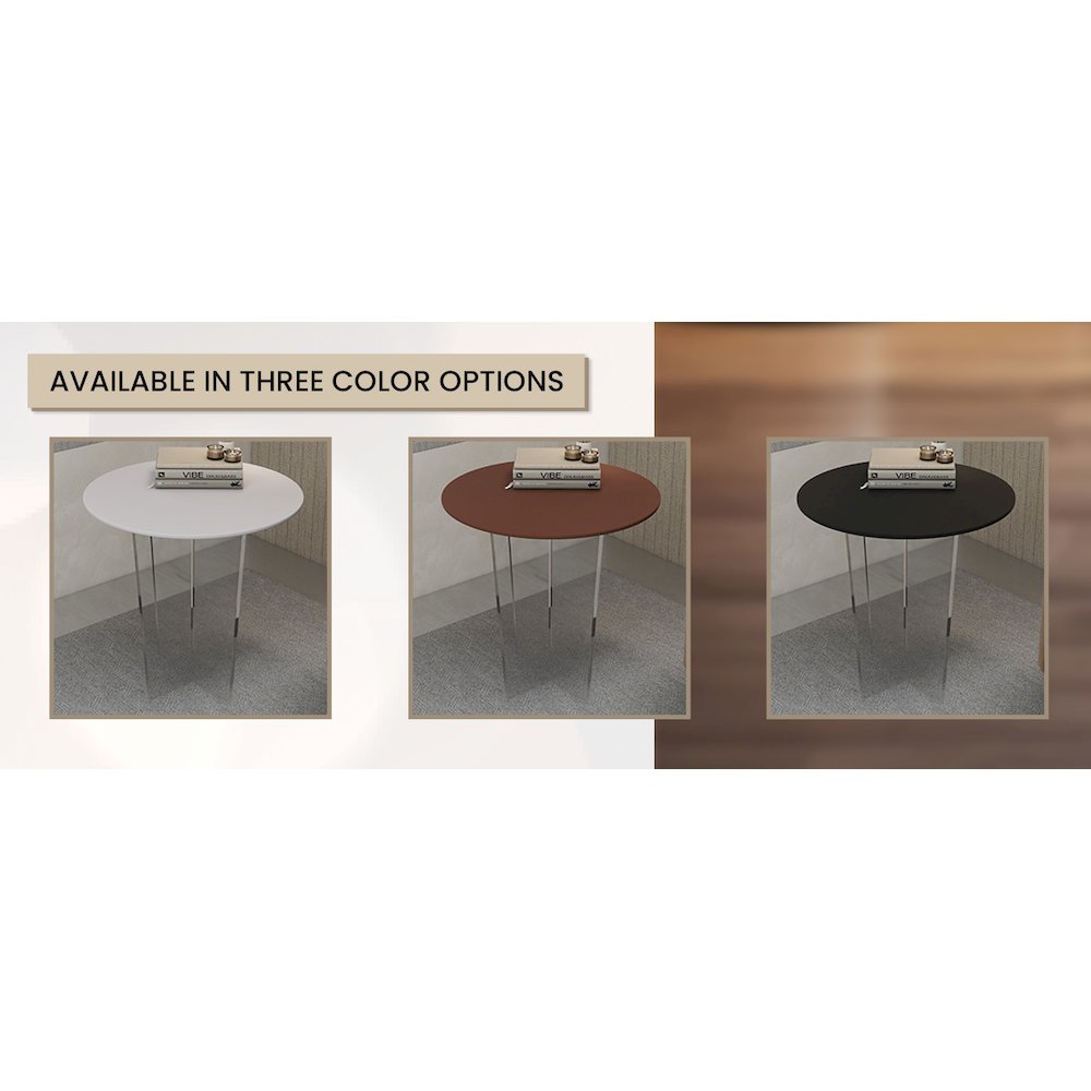 Valore Collection Acrylic Coffee Table With White Top