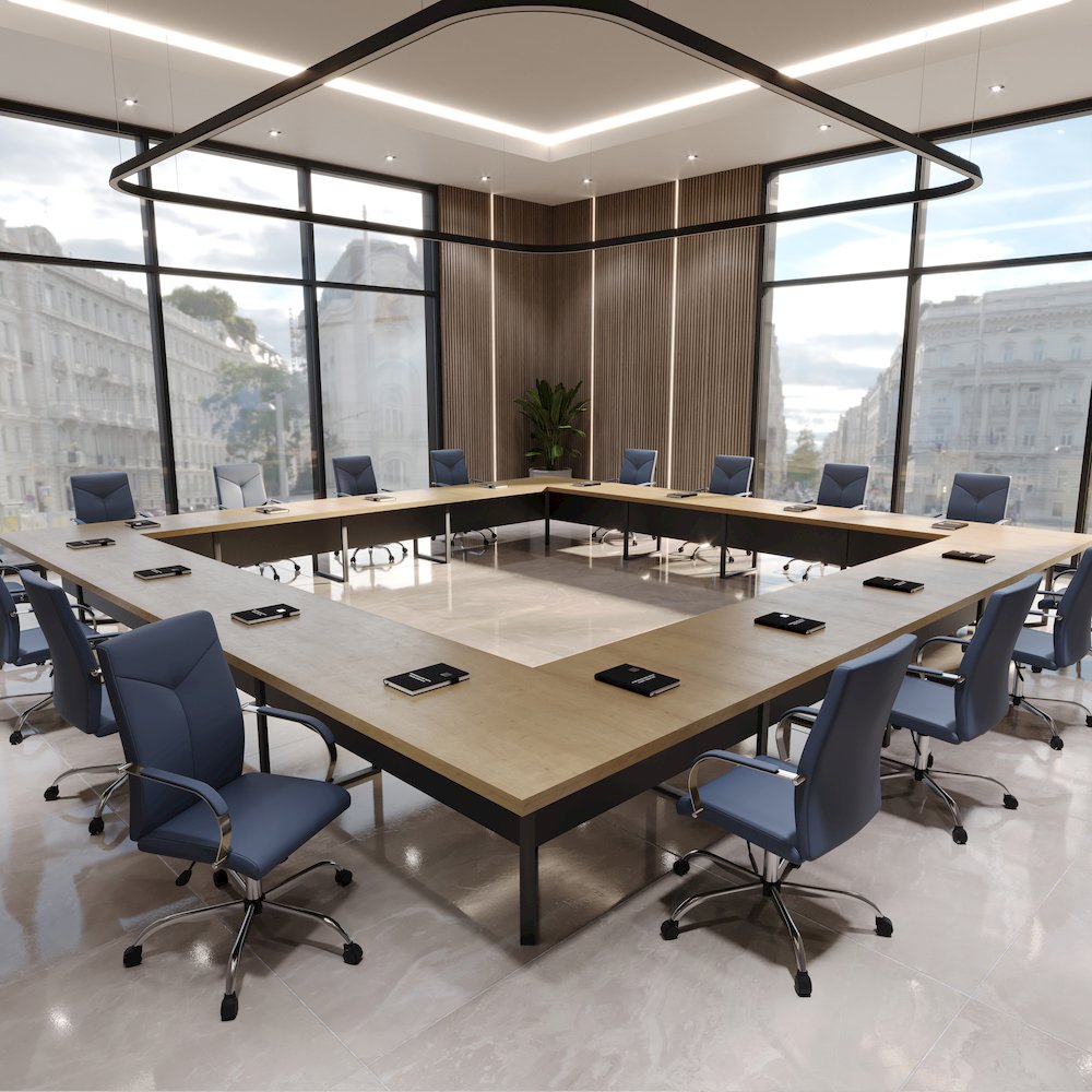 Sonora Modern High-Back Leather Office Chair