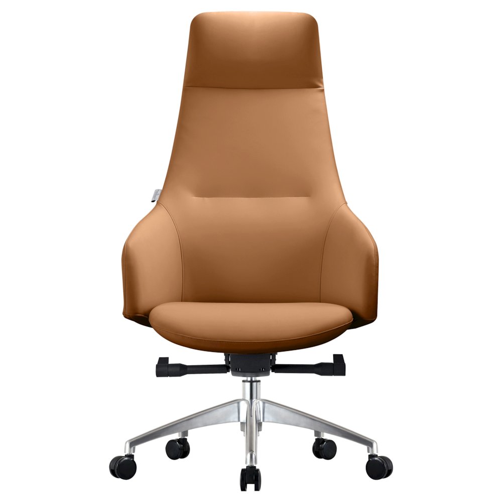 Celeste Series Office Tall Chair in Acorn Brown Leather