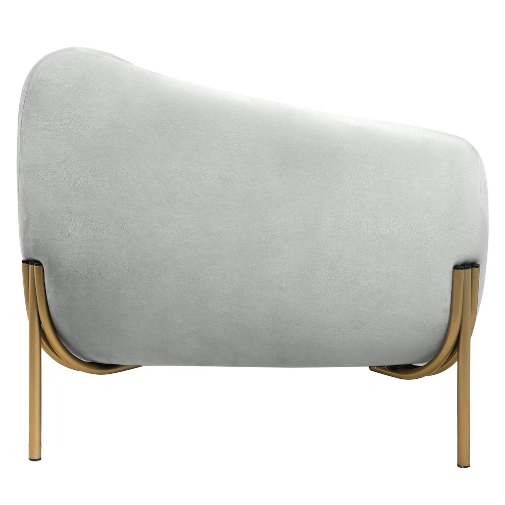 Zuno Three-Seater Sofa Upholstered in Velvet Wide Couch