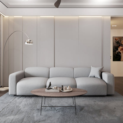 Whisper 6-Seater Conversation Set with Ottoman in Taupe