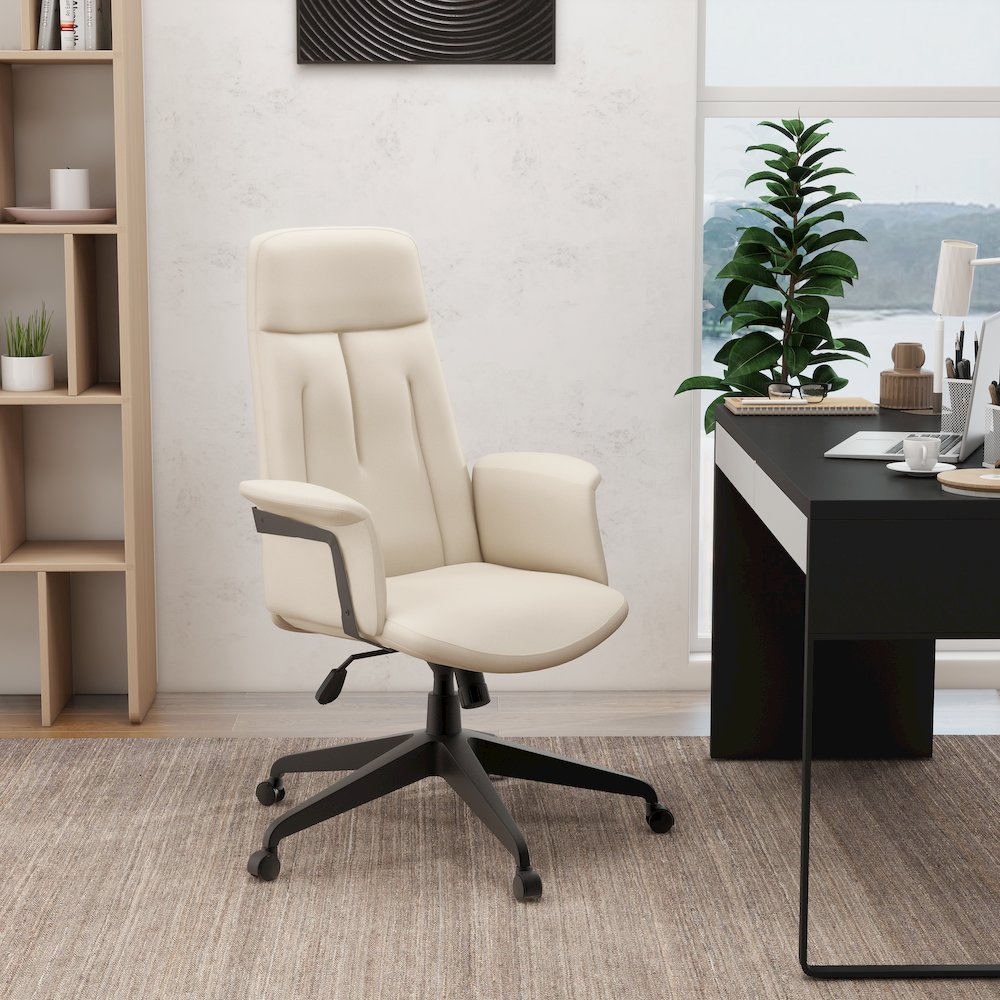 Inifini Collection Modern Office Chair In Tan