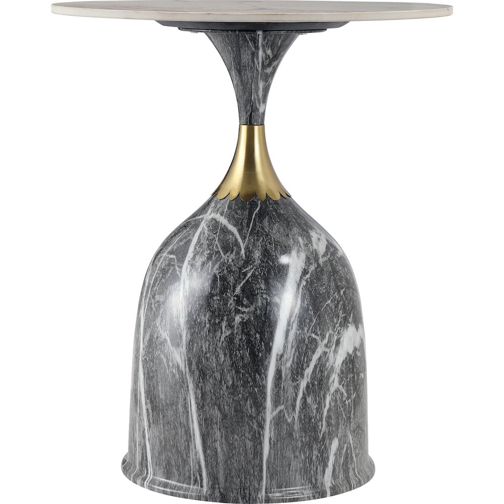 Oslo Collection Modern End Table In Grey