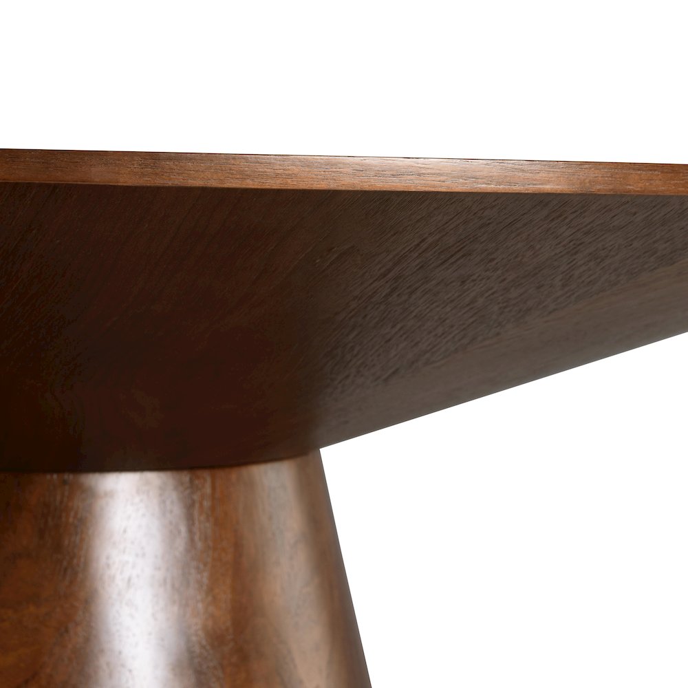 5-Piece Dining Set in Dark Walnut/Taupe