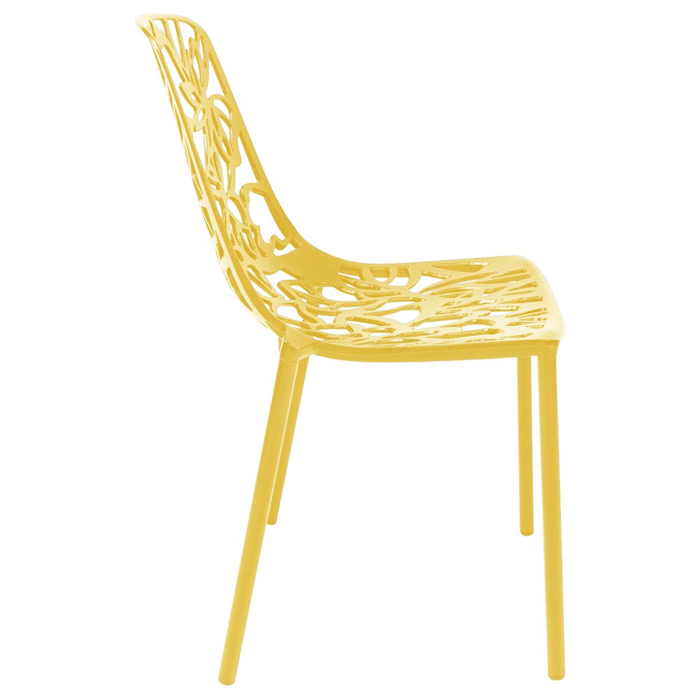 Modern Devon Aluminum Chair, Set of 4