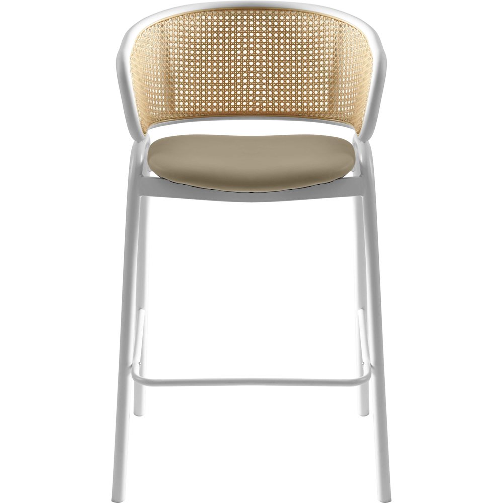 Ervilla Wicker Bar Stool Set of 2