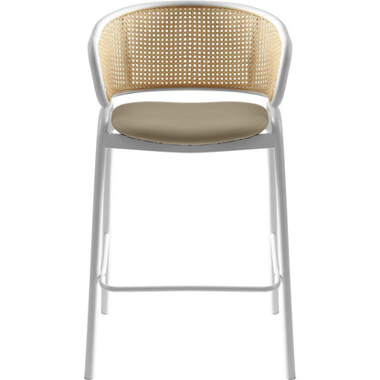 Ervilla Wicker Bar Stool Set of 2
