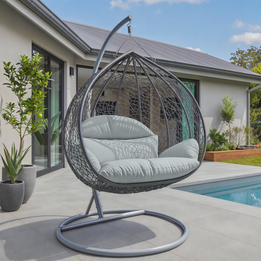 Recluse Collection Modern Outdoor Swing Chair