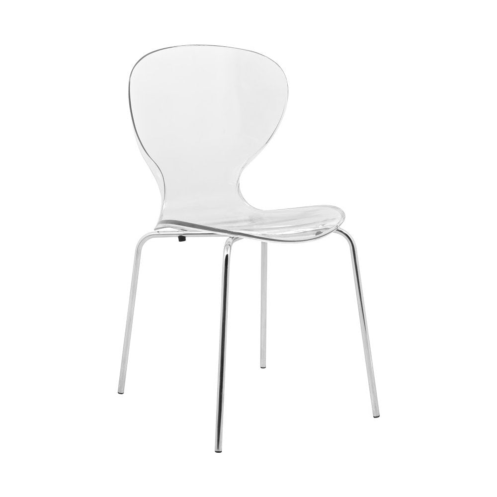 5-Piece Dining Set Round White MDF Dining Table
