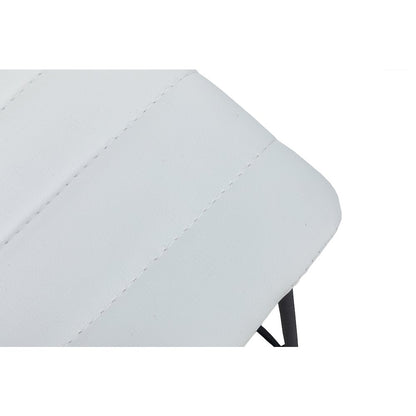 Zylar Series Office Guest Chair in White Leather