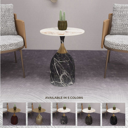 Oslo Collection Modern End Table In Grey