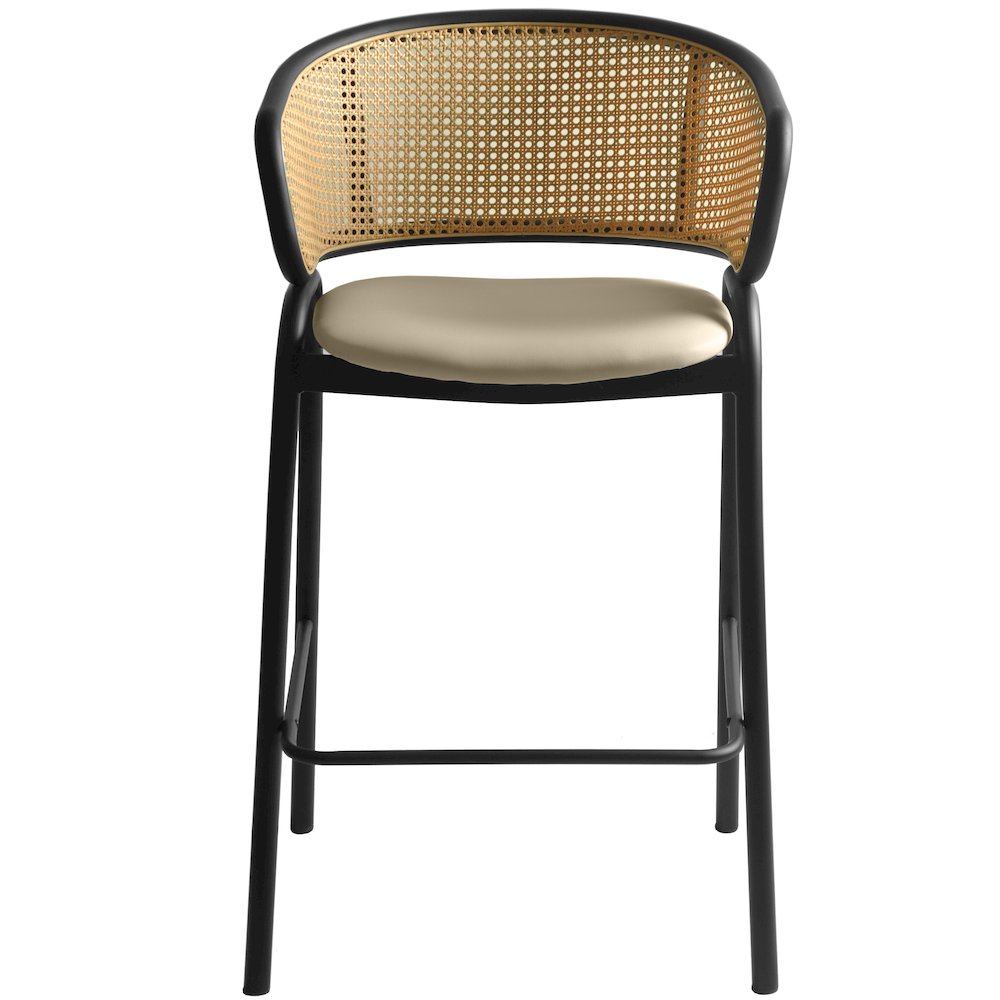 Ervilla Wicker Bar Stool Set of 2