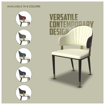 Aria Series Modern Dining Chair in Blue