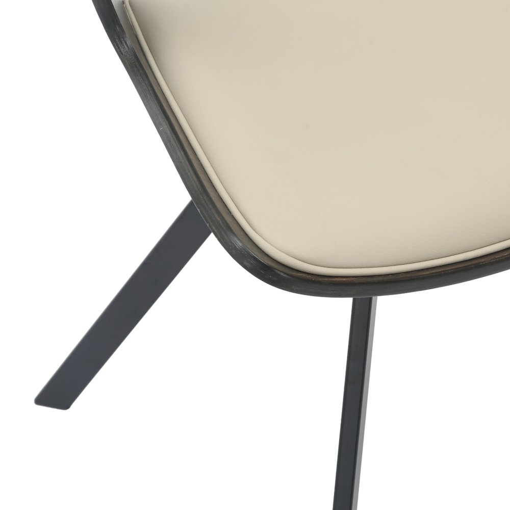 Wooden Dining Chair in Light Taupe