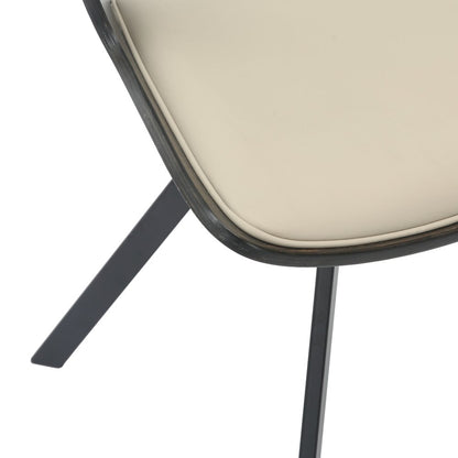 Wooden Dining Chair in Light Taupe