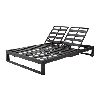 Chelsea Convertible Lounge Reclining Double Chaise With Cushions