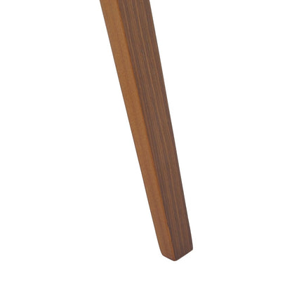 Modern Wooden Dining Chair, Walnut Frame in Taupe Klyne Collection By LeisrueMod