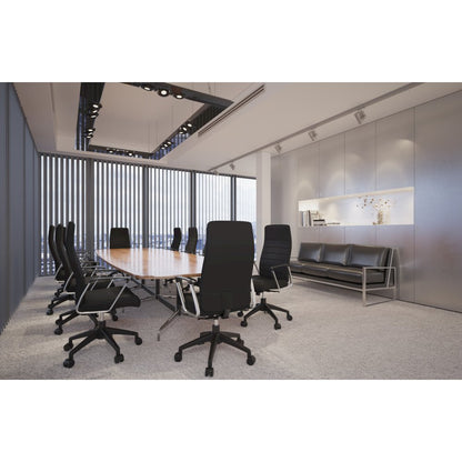 Hilton Modern High-Back Leather Office Chair