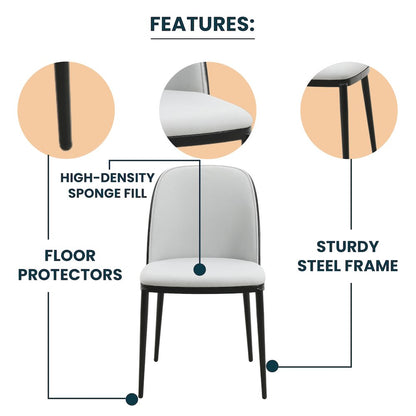 Tule Mid-Century Modern Dining Side Chair