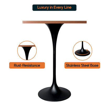 Verve Collection 24 Square Top Bar Height Table