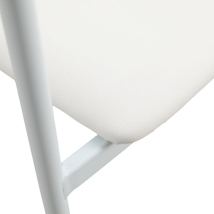 Kora Collection Modern Dining Chair in White - Set of 2