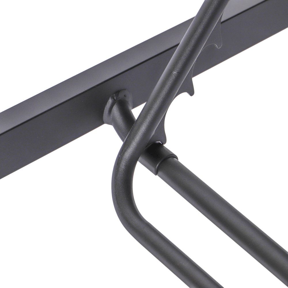 Marlin Patio Chaise Lounge Chair With Black Aluminum Frame
