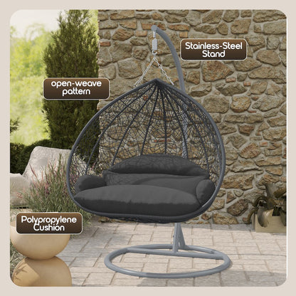 Recluse Collection Modern Outdoor Swing Chair