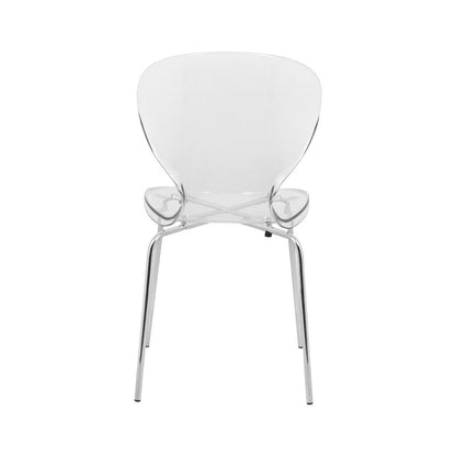 5-Piece Dining Set Round White MDF Dining Table