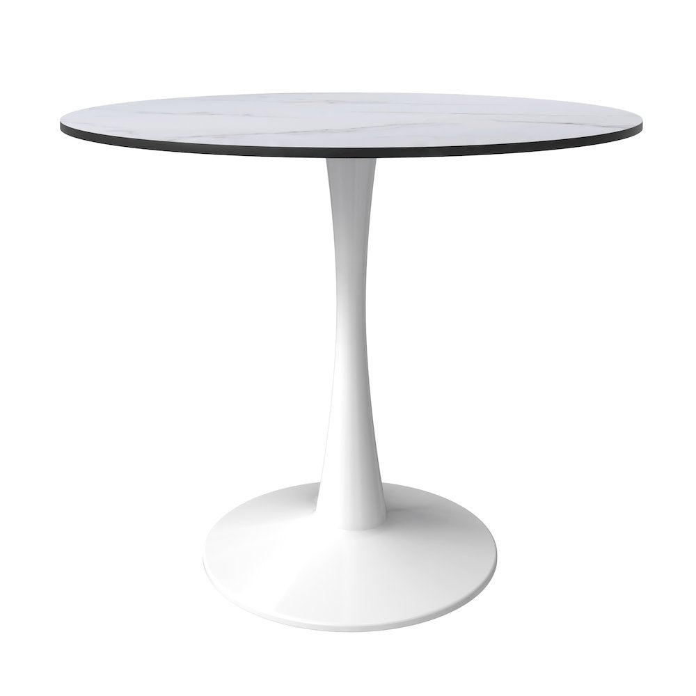Bristol Mid-Century Modern Round Dining Table