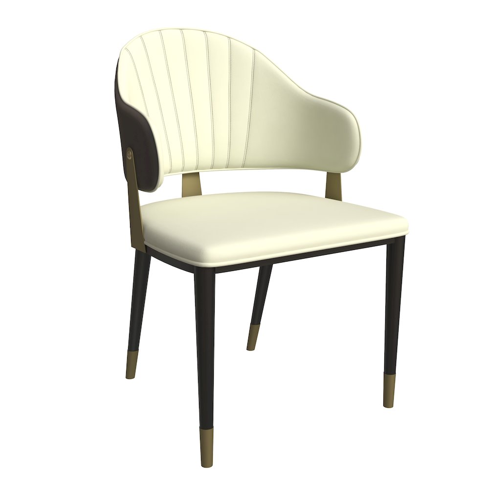 Aria Series Modern Dining Chair in Black Set of 2