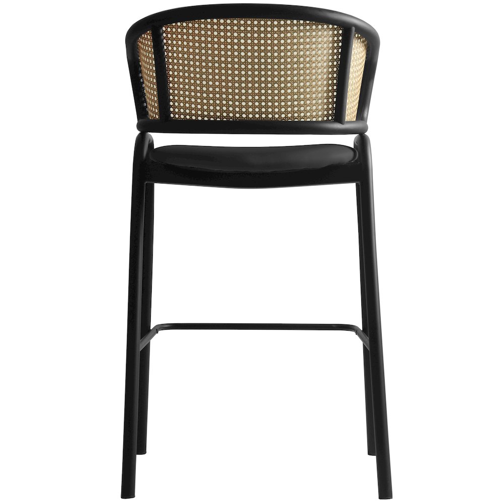 Ervilla Wicker Bar Stool Set of 2
