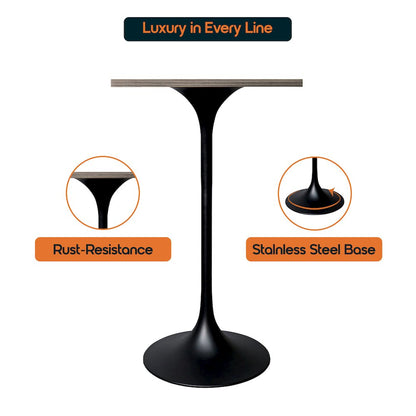 Verve Collection 24 Square Top Bar Height Table